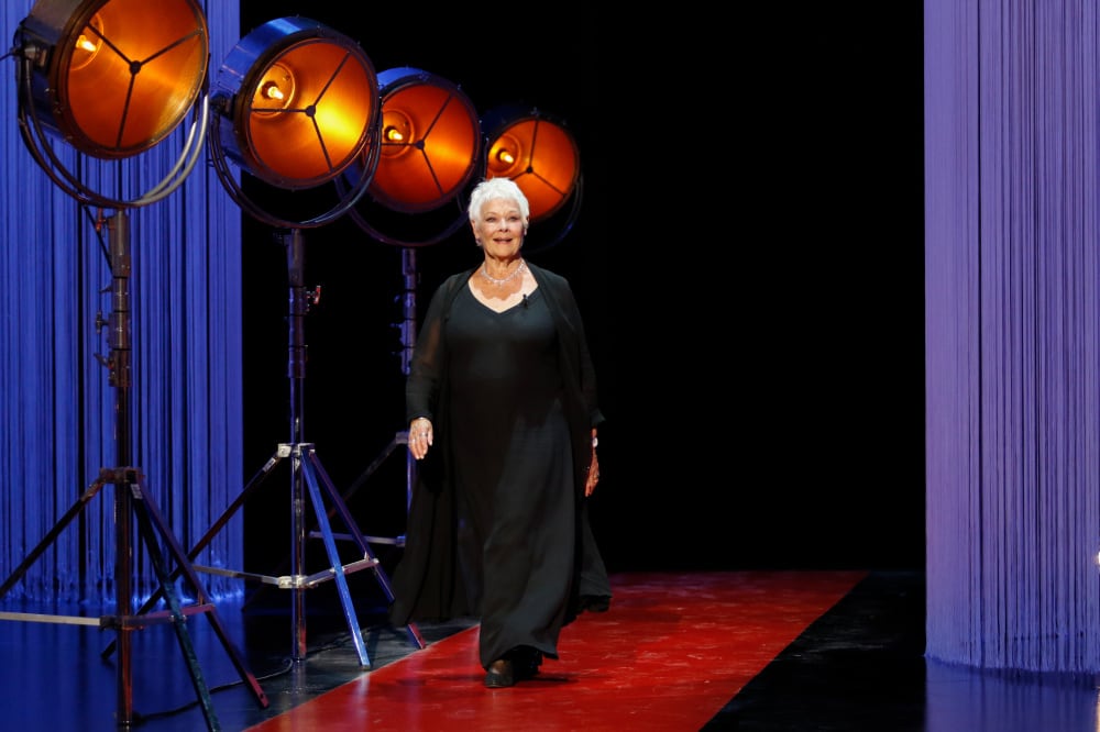 Judi Dench momentos antes de recoger el premio Donostia en el Festival de cine de San Sebastián en 2018.