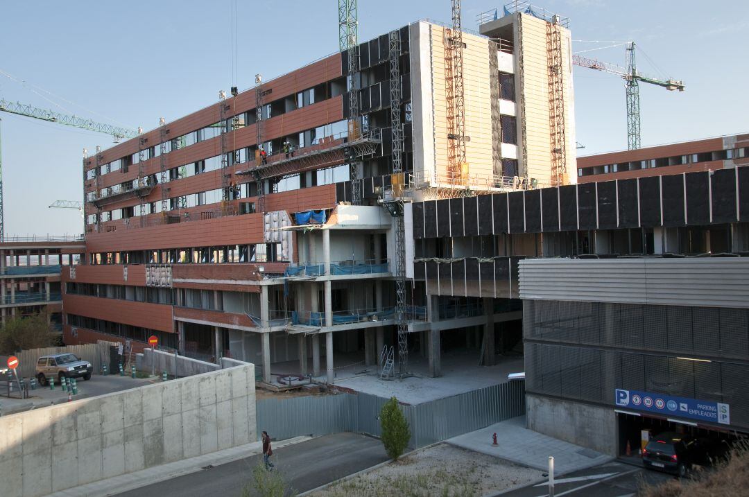 Obras de ampliación del Hospital de Guadalajara