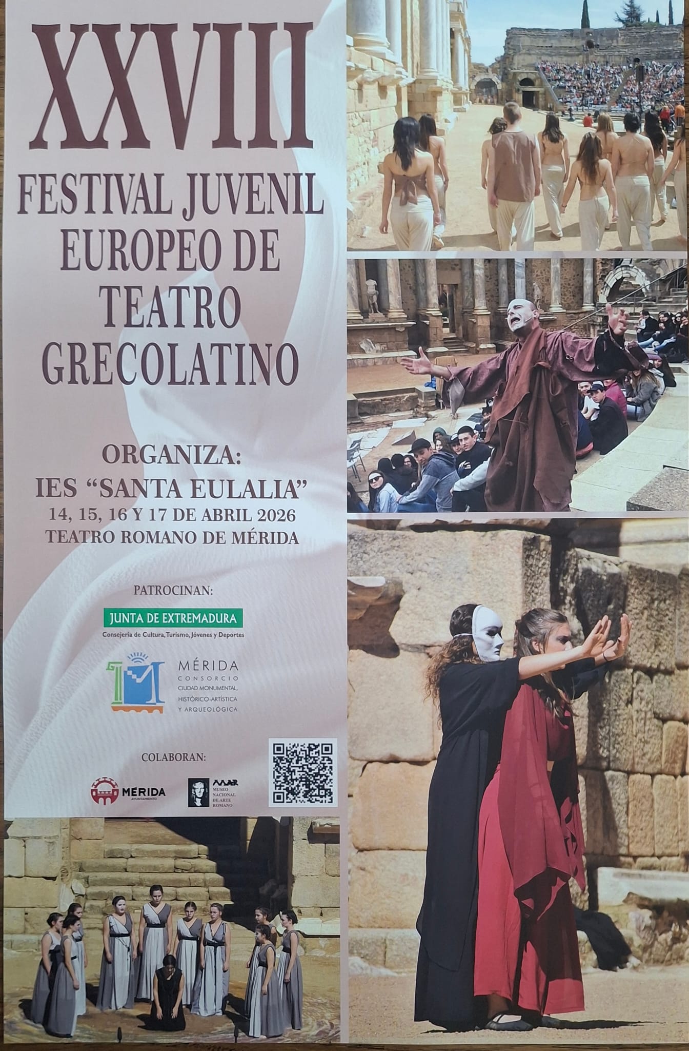 Presentación 28º Festival Teatro Grecolatino del IES Santa Eulalia