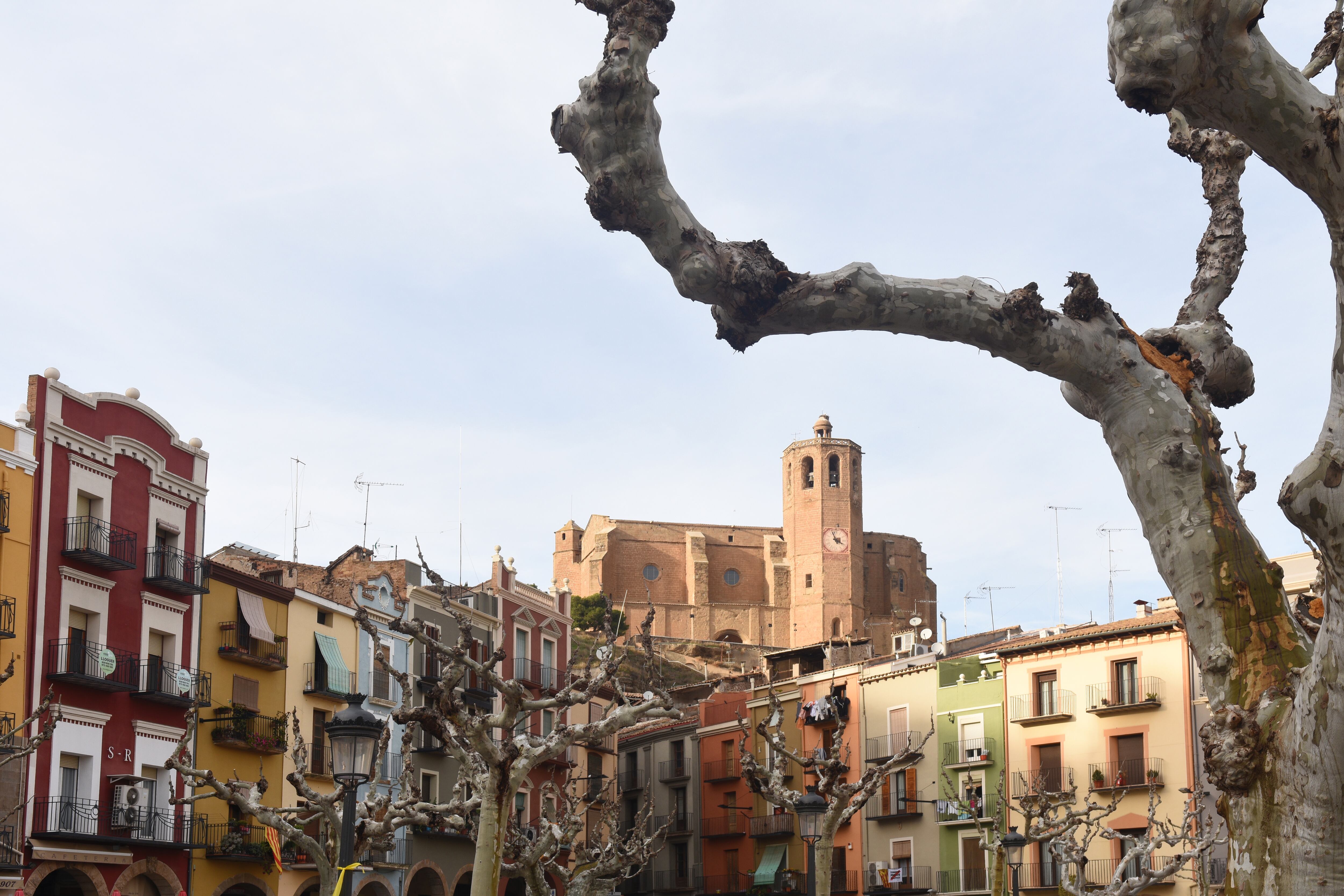 square of Balaguer, Lleida province, Catalonia, Spain