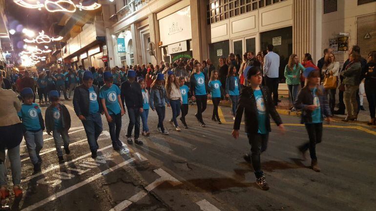 Una de las escuadras infantiles del bando moro