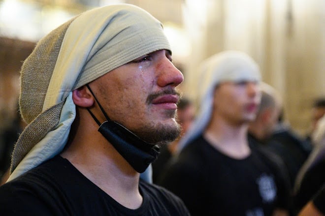 Lágrimas y Lluvia el Miércoles Santo.