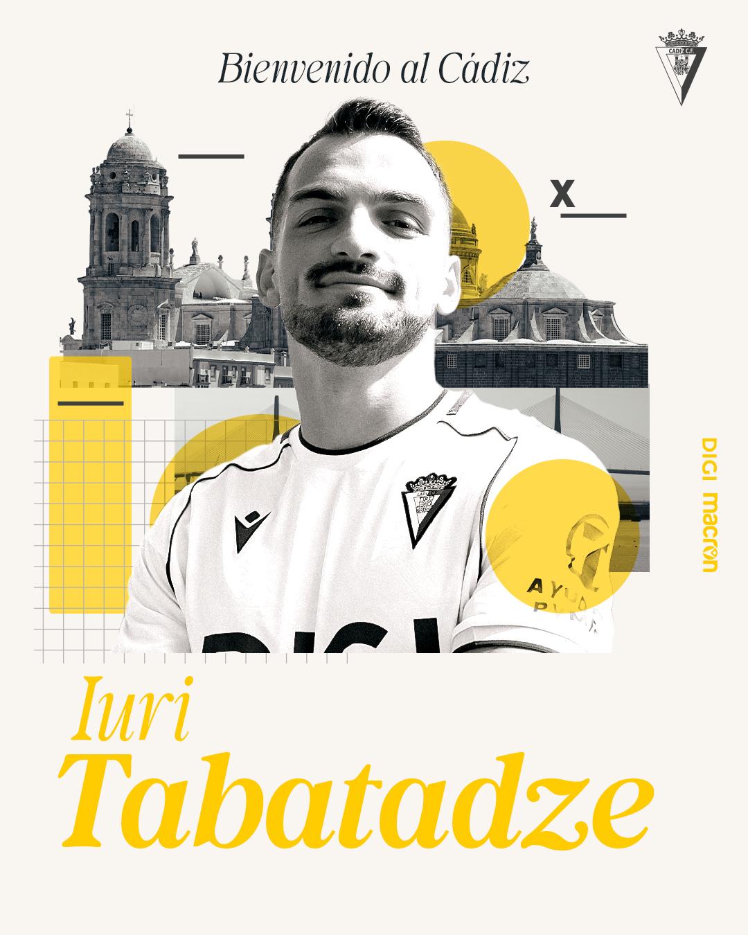 Iuri Tabatadze nuevo jugador del Cádiz CF