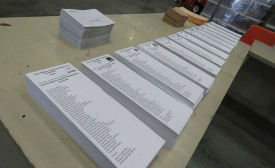 Votaciones para el 26 de mayo