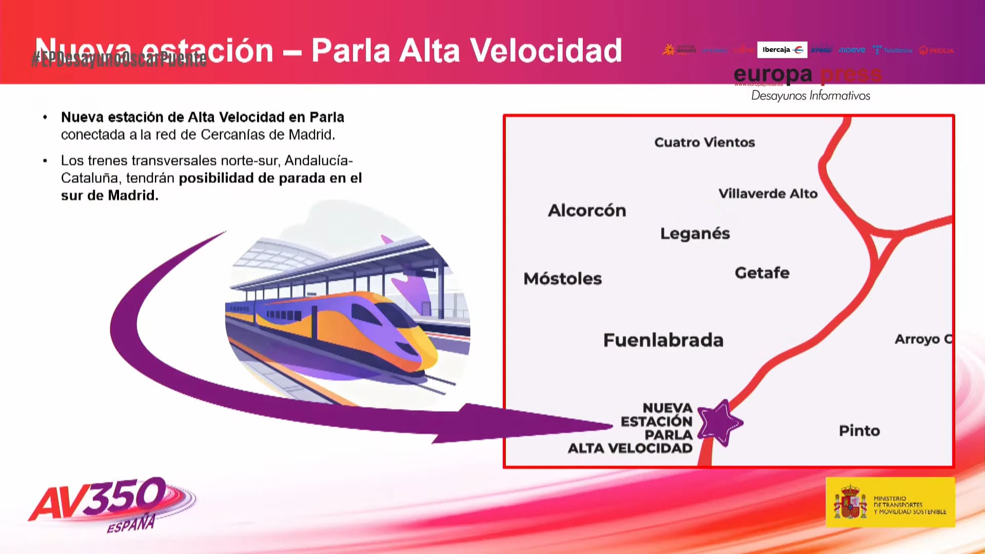 La nueva estación AV Parla evitará que los trenes del sur de España entren en Madrid capital