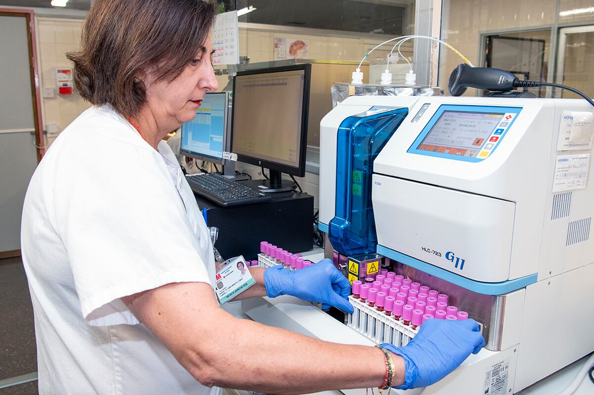 El servicio de análisis clínicos del Hospital de Getafe