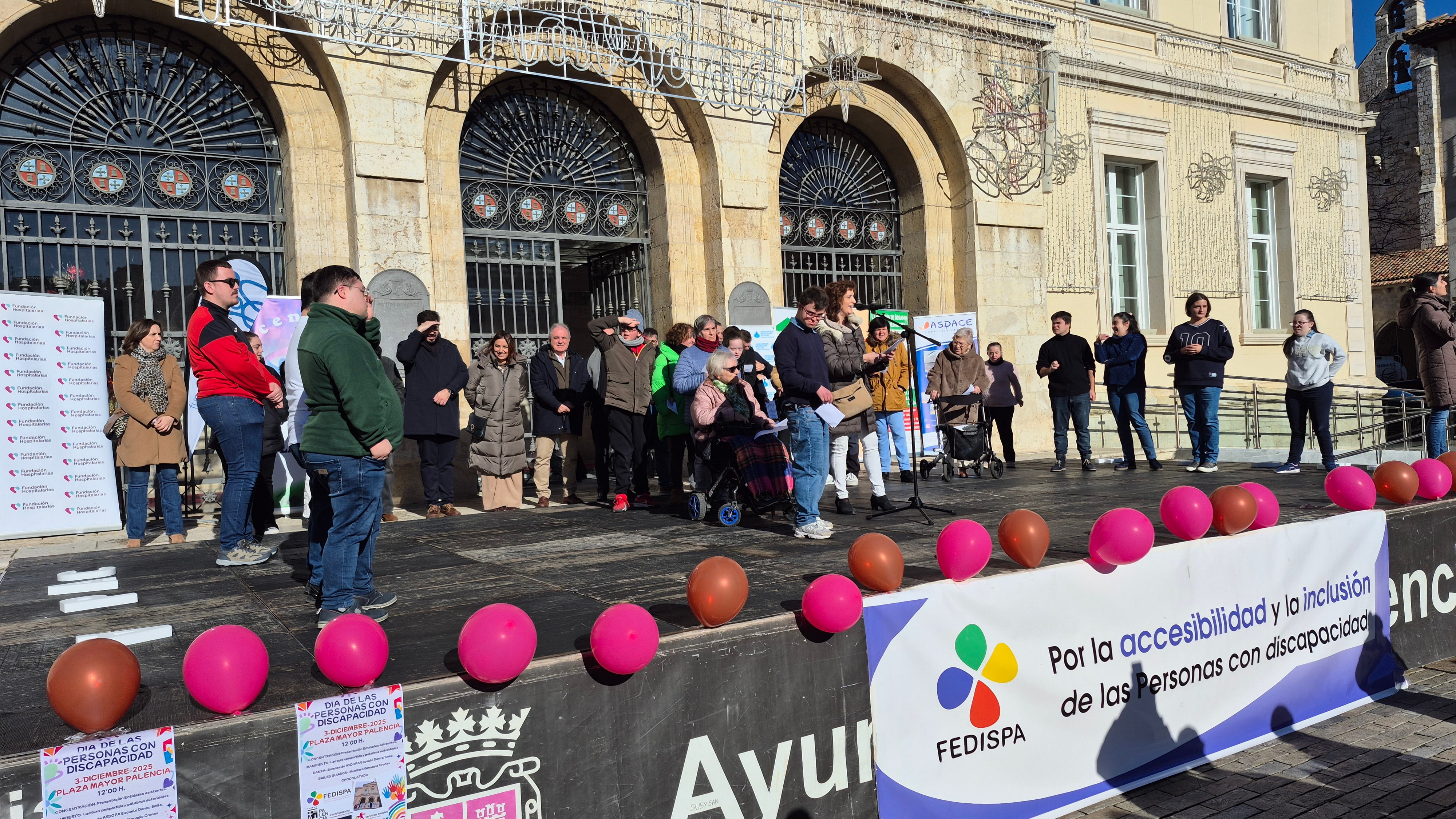 FEDISPA vuelve a pedir que la Plaza Mayor de Palencia sea accesible