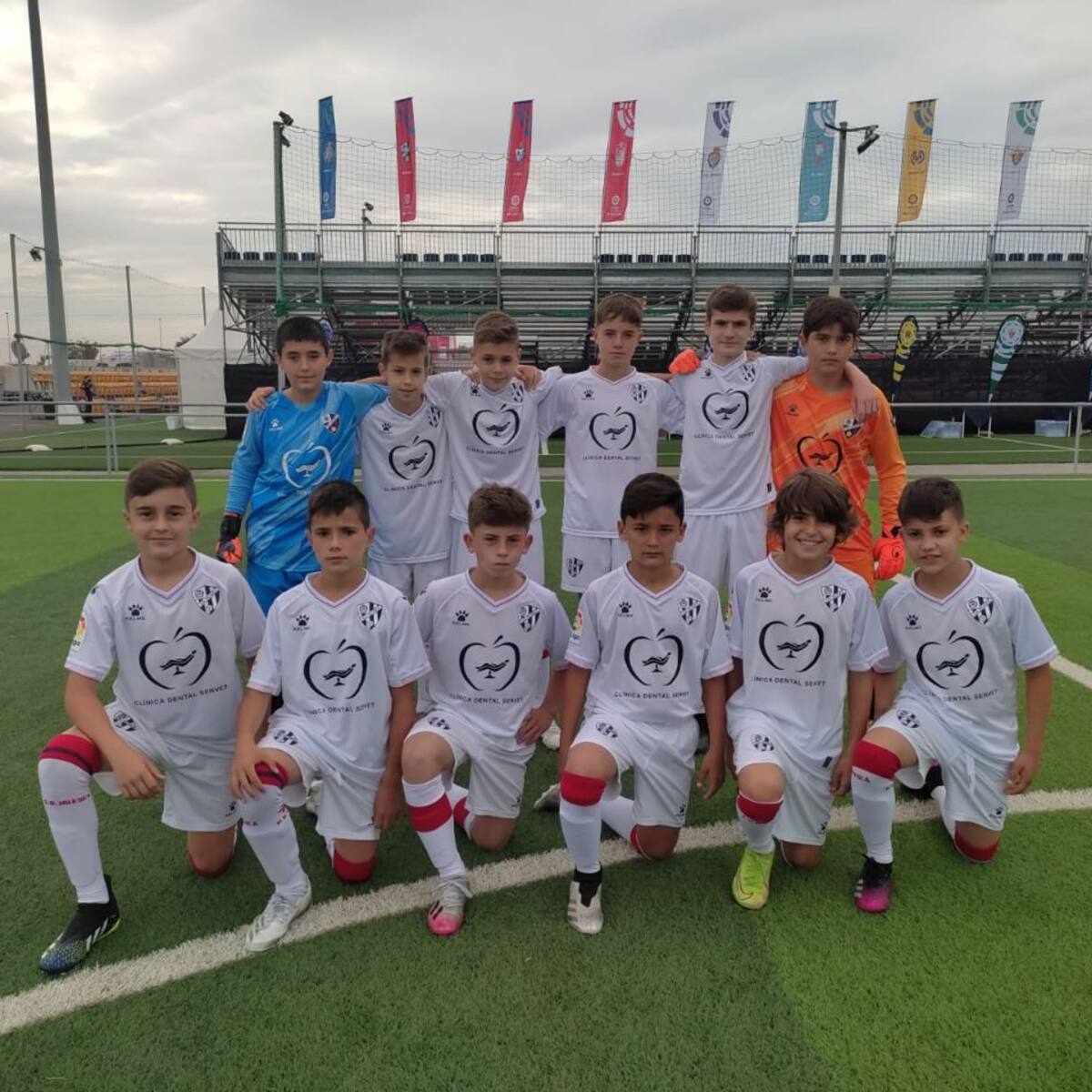 Los alevines de la SD Huesca se miden con el Barça en el Torneo LaLiga Promises
