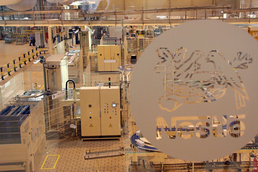 La fàbrica de Nestlé a Girona