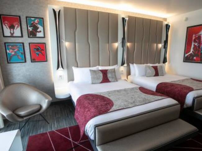 Así es el hotel que ha abierto Disneyland Paris ambientado en los superhéroes de la saga Marvel.