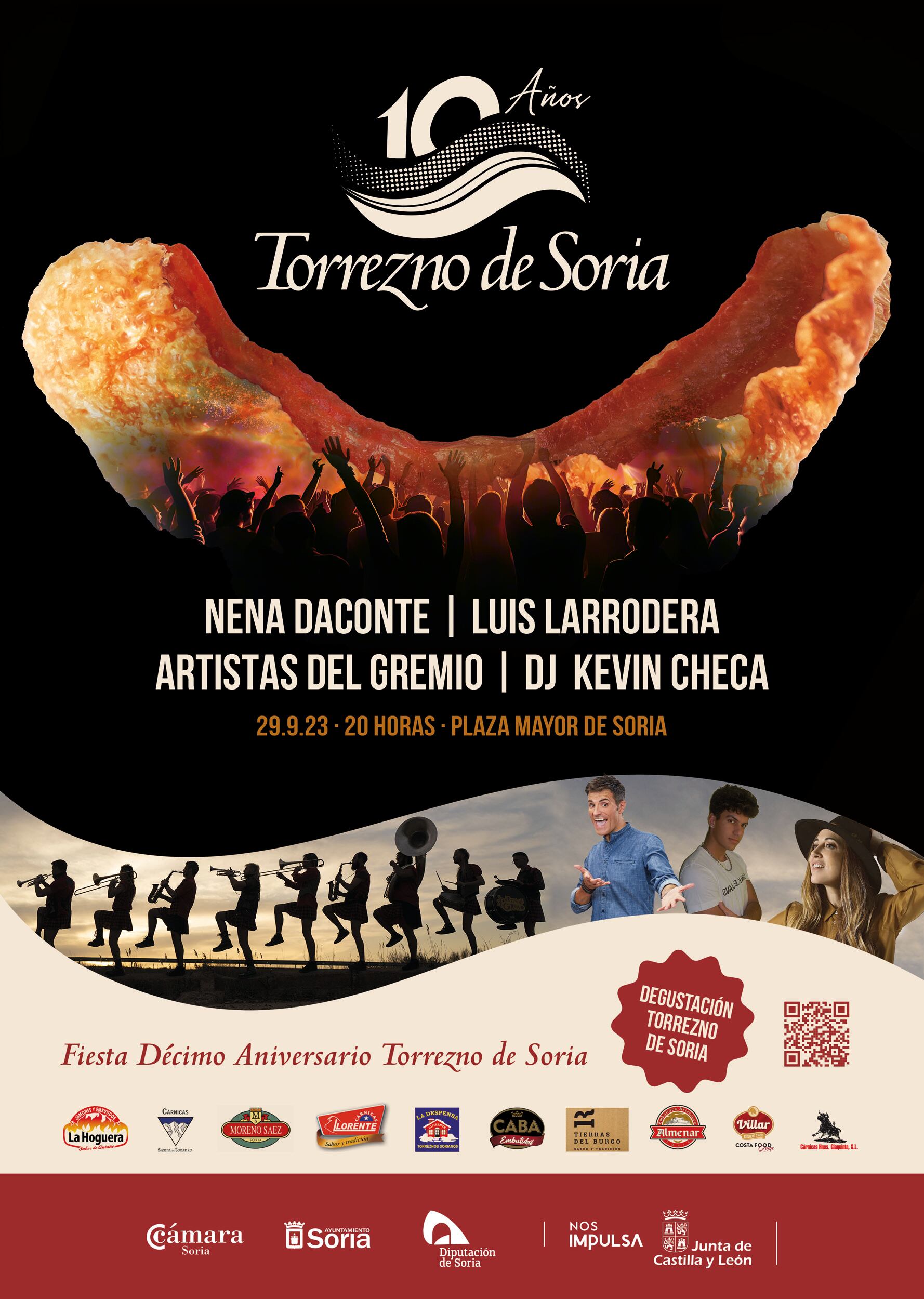 Cartel del X Aniversario dela MG de Torrezno de Soria.