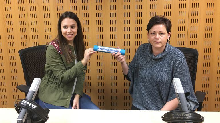 Irene Villalba (educadora) y Sonia Castro (presidenta de Autismo Palencia)