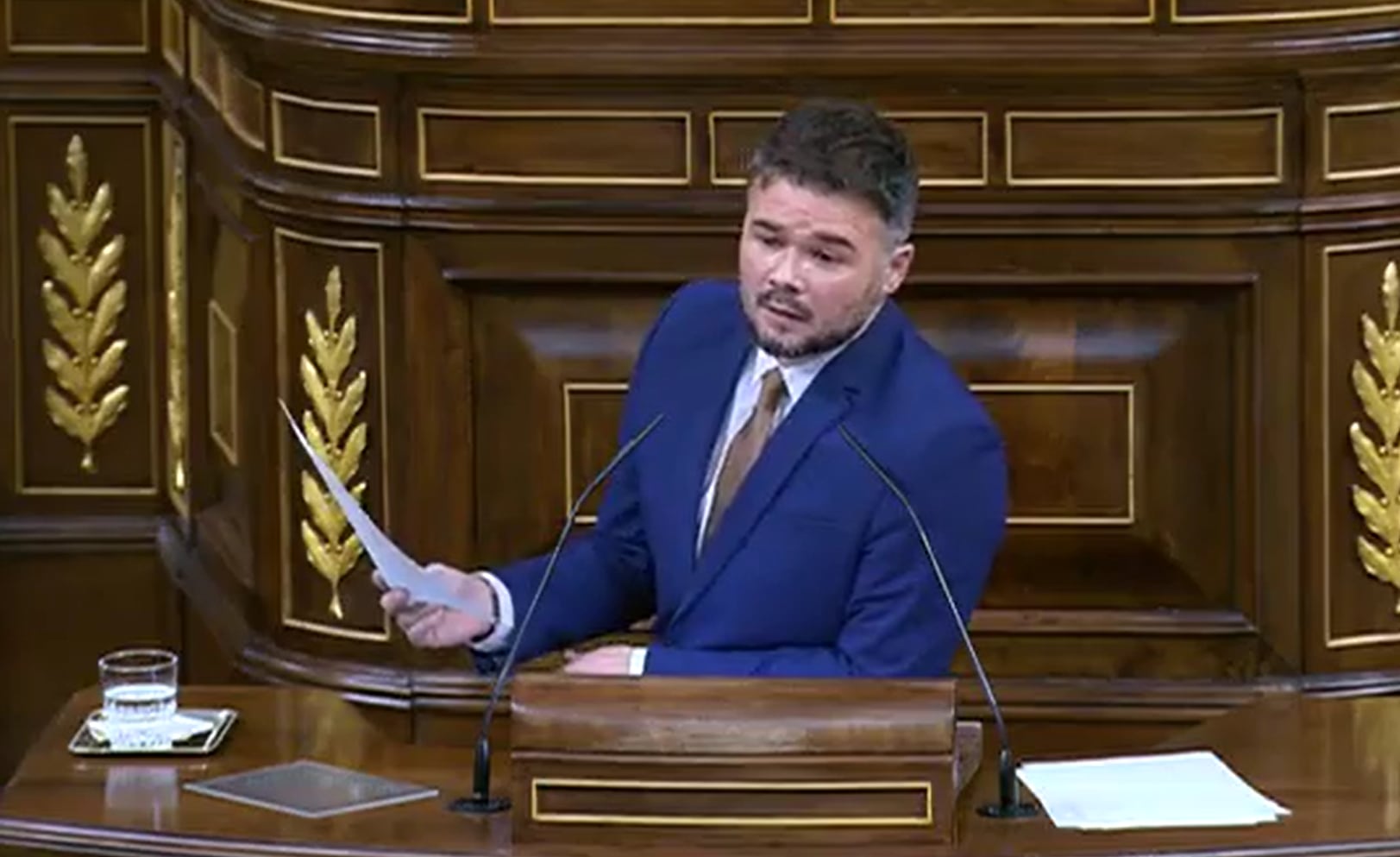 Rufián en el Congreso.