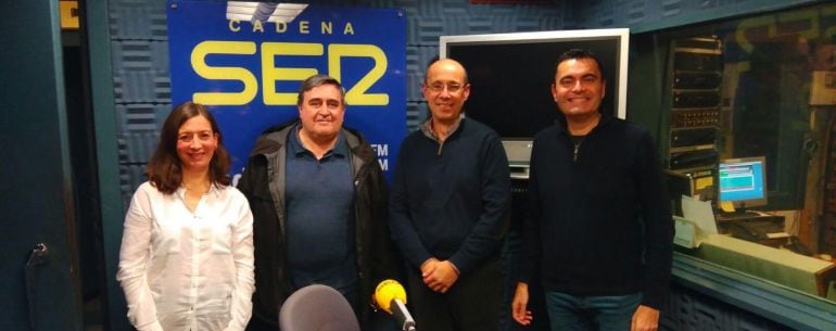 Consuelo Bautista, Xosé Manuel Pereiro, José Videla y Manolo Rodríguez