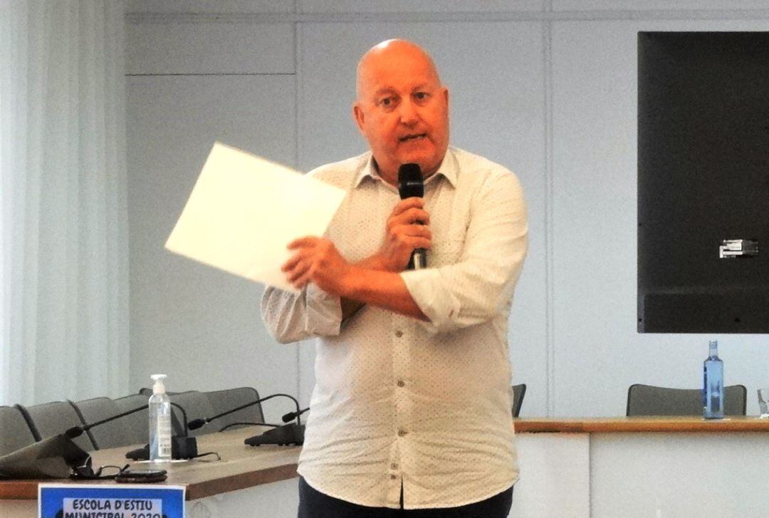 Pedro Aldavero, concejal de deportes.