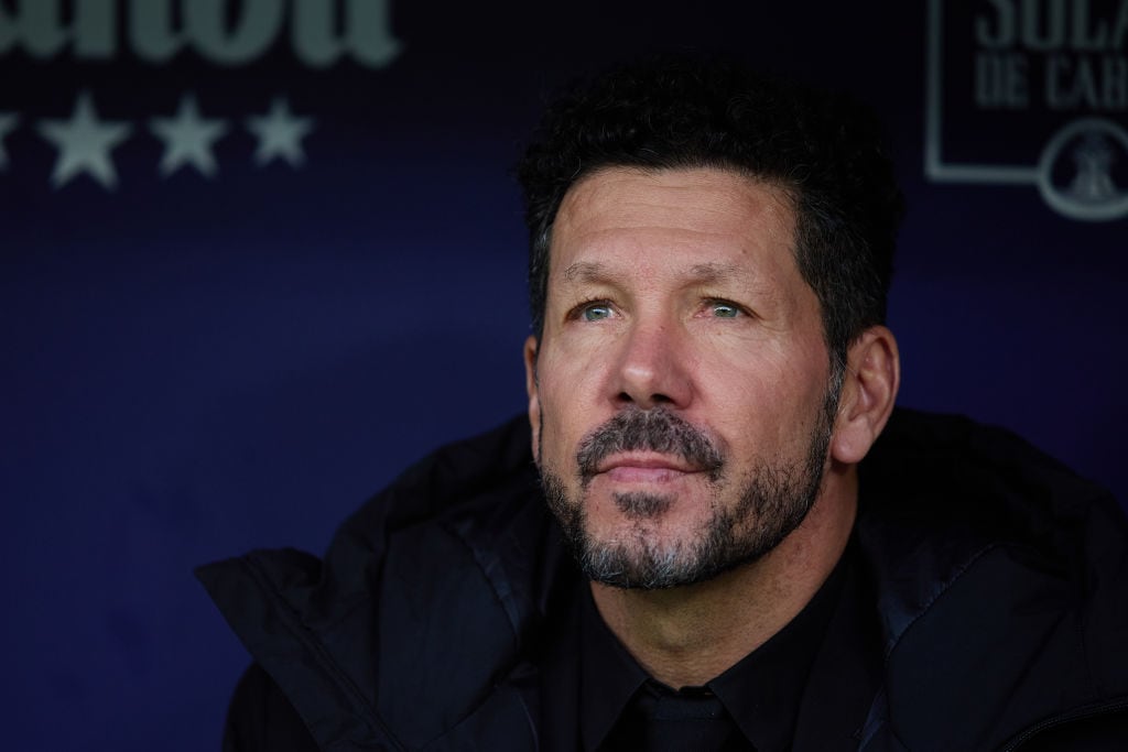 Simeone en la previa del Atlético de Madrid - Deportivo Alavés