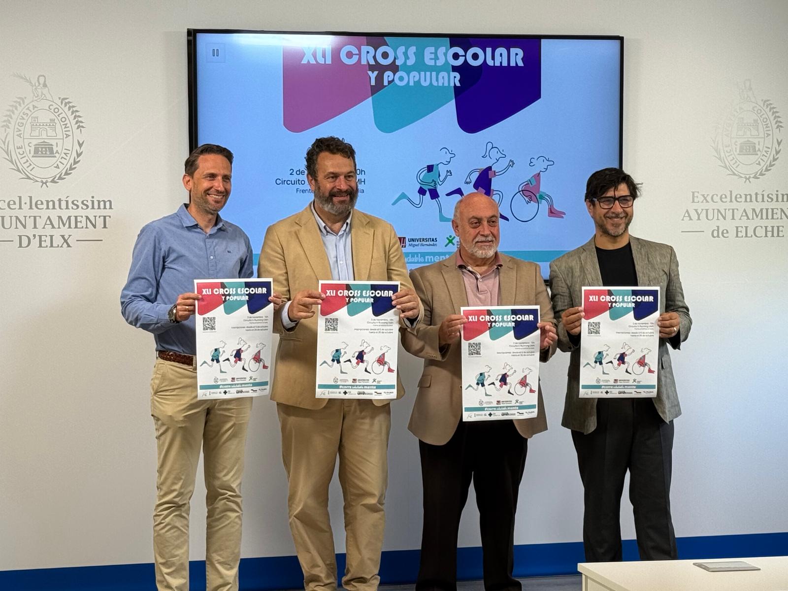 Un momento de la presentación de la prueba en la Sala de Prensa del consistorio ilicitano