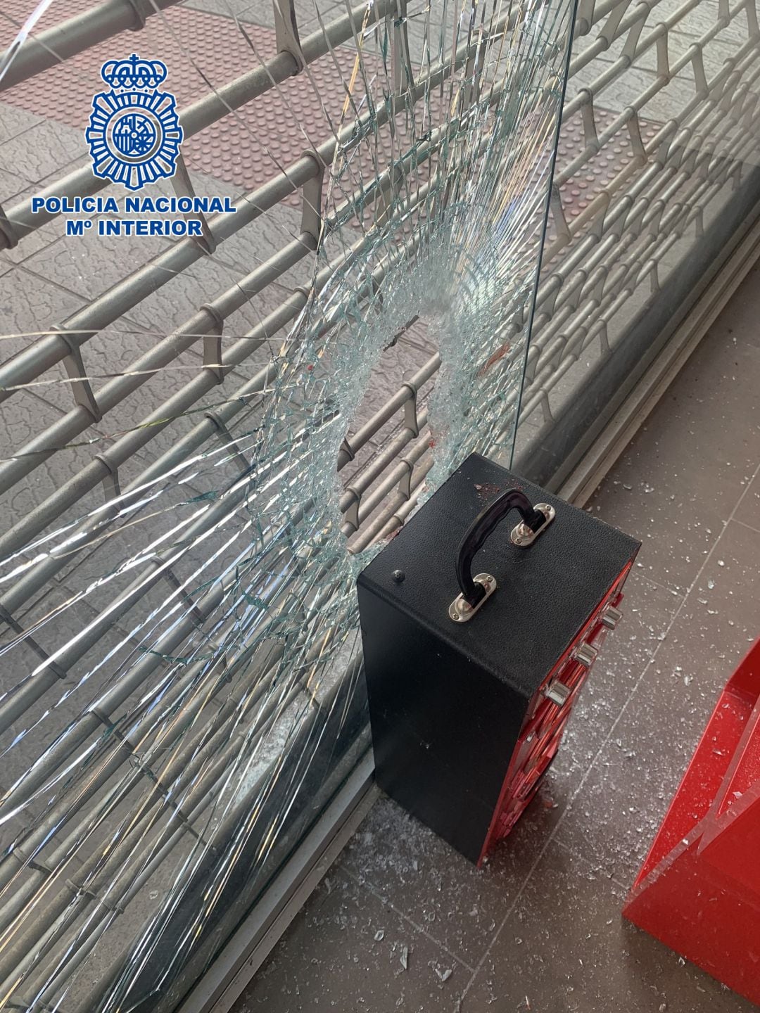 Escaparate fracturado