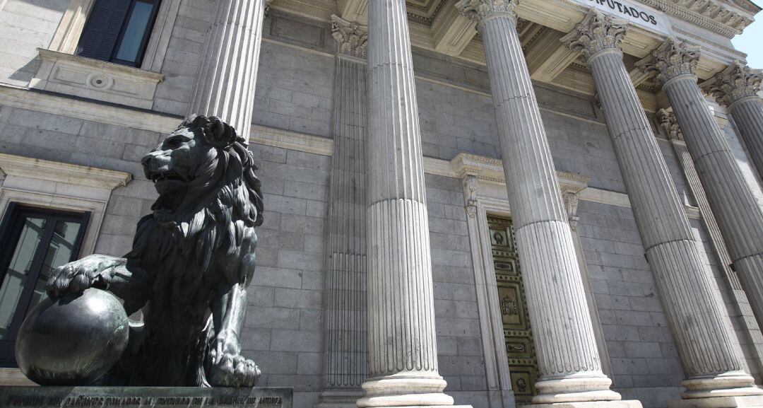 Fachada del Congreso de los Diputados.