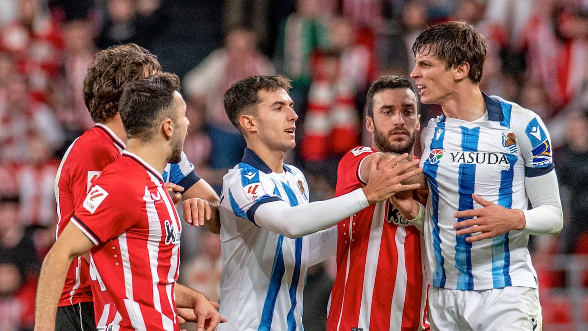 El origen de las tanganas en los derbis entre el Athletic Club y la Real Sociedad