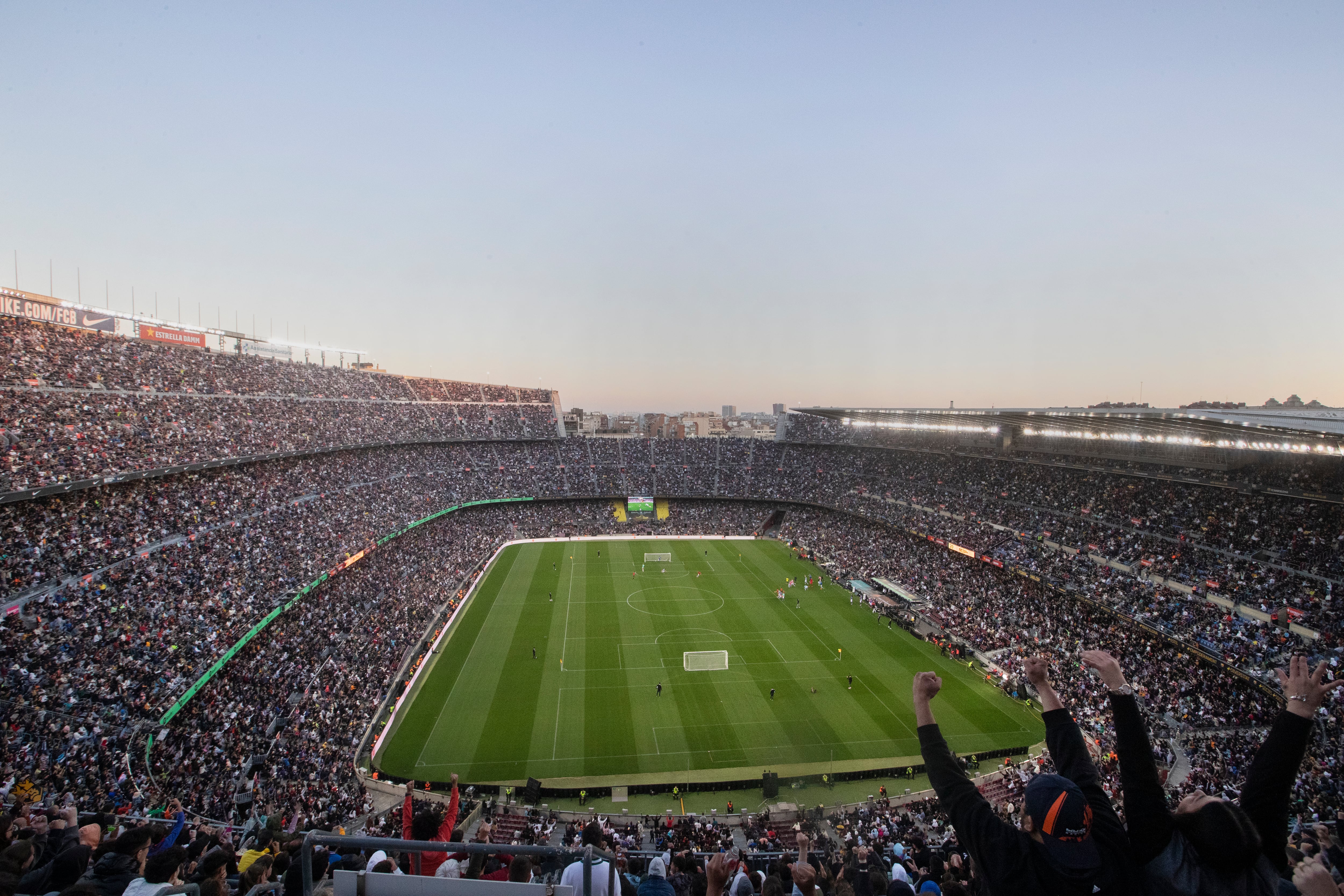 El Camp Nou repleto en la final de la Kings League