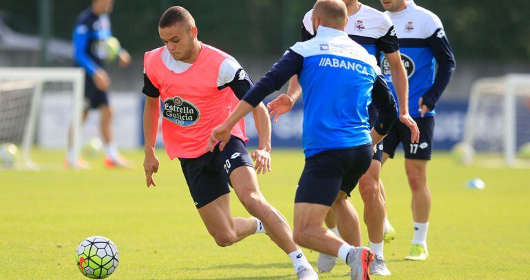 Jonathan, durante un entrenamiento