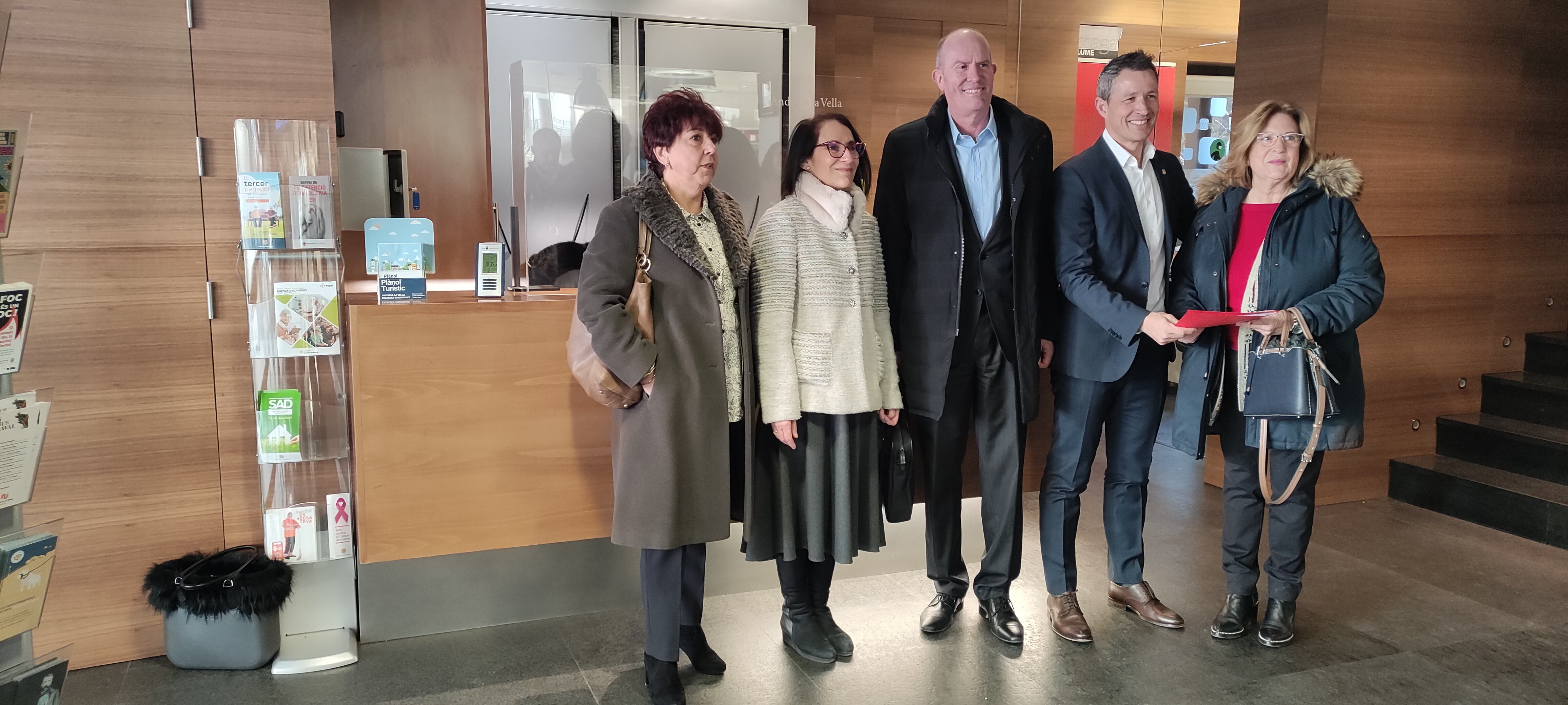 Presentació al comú de la candidatura PS-SDP+ a Andorra la Vella.