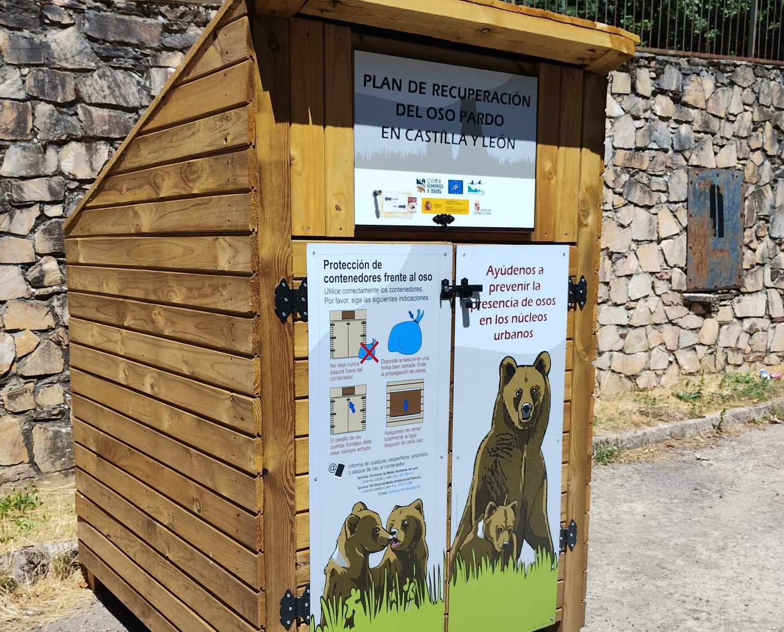 Nuevos contenedores anti osos