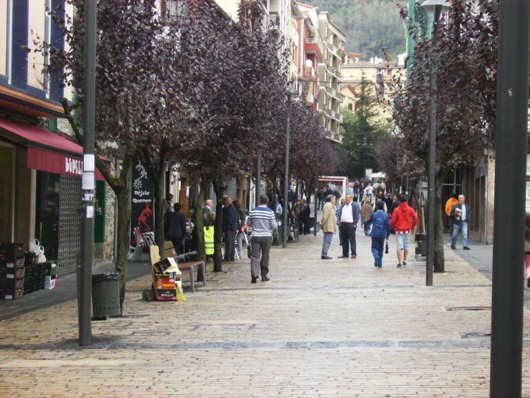 imagen de la calle Zubiaurre de Ermua