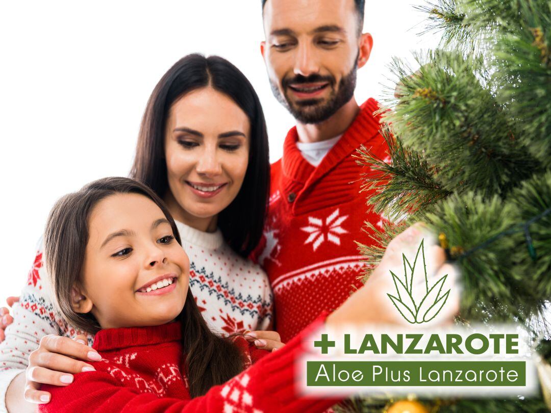 Cartel de Aloe Plus Lanzarote de adhesión a la campaña.