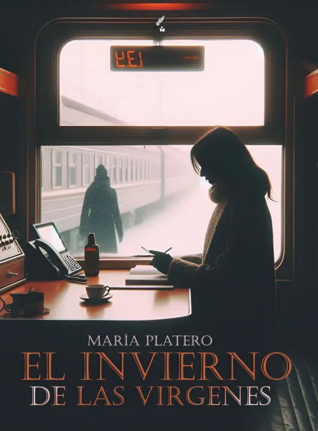 Portada de la novela de maría Platero &quot;El invierno de las vírgenes&quot;