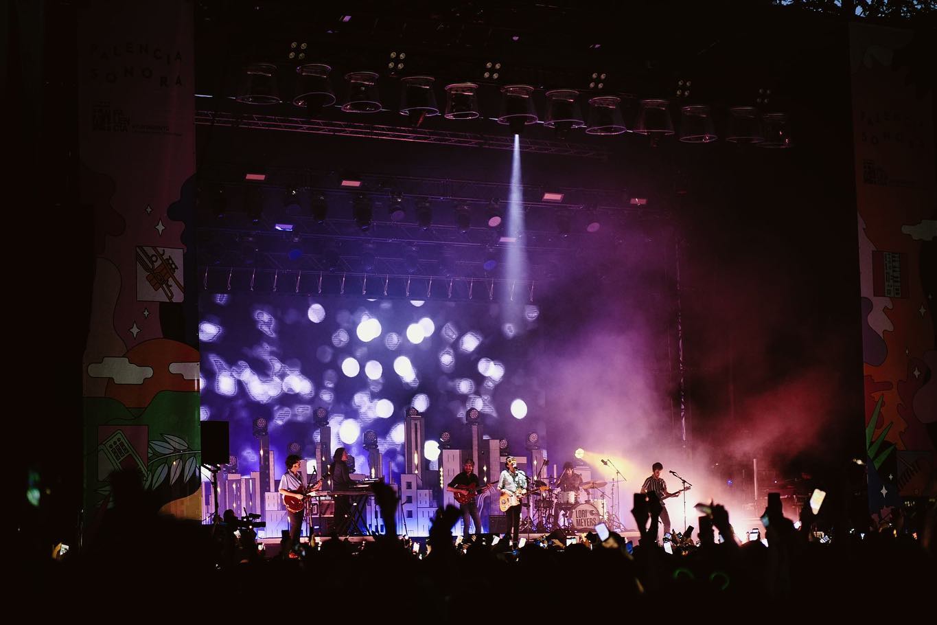 El grupo de música granadino &#039;Lori Meyers&#039; durante un concierto