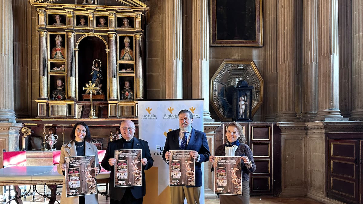 Más de un centenar de niños cantores llenarán de música la Catedral de Jaén en el concierto de Navidad de su Escolanía