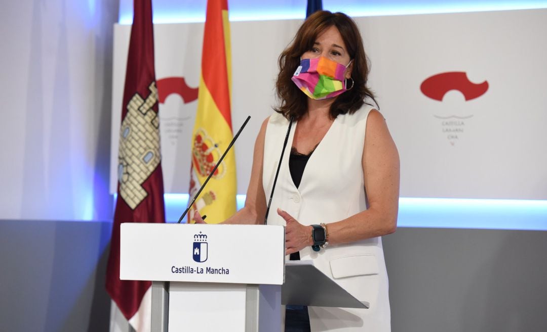 La portavoz del Gobierno de CLM, Blanca Fernández