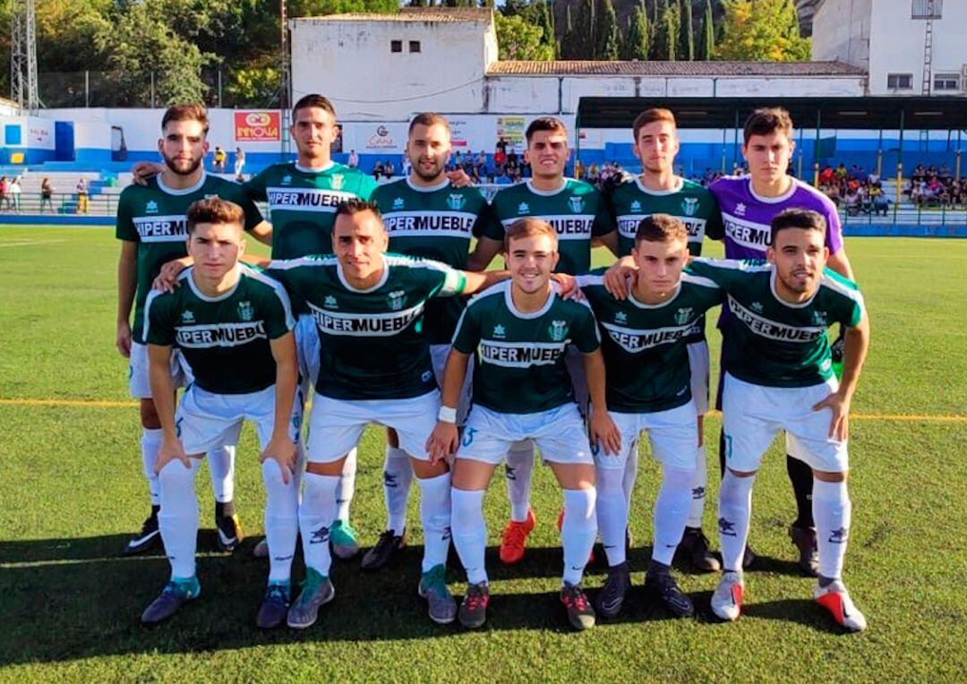 Once inicial del CD Úbeda Viva ante el Huelma