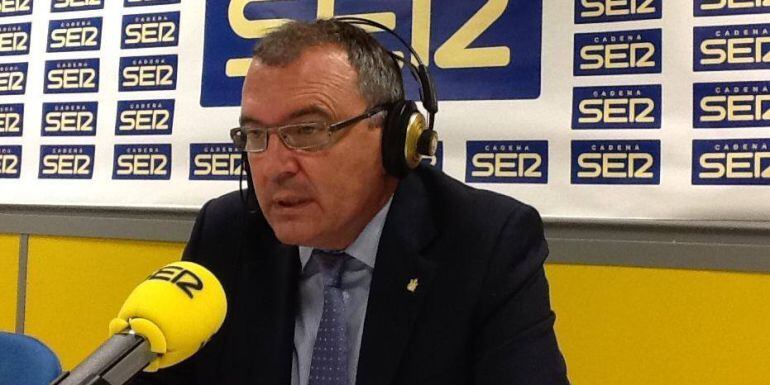 L'alcalde de Reus, Carles Pellicer, a Ràdio Reus. 