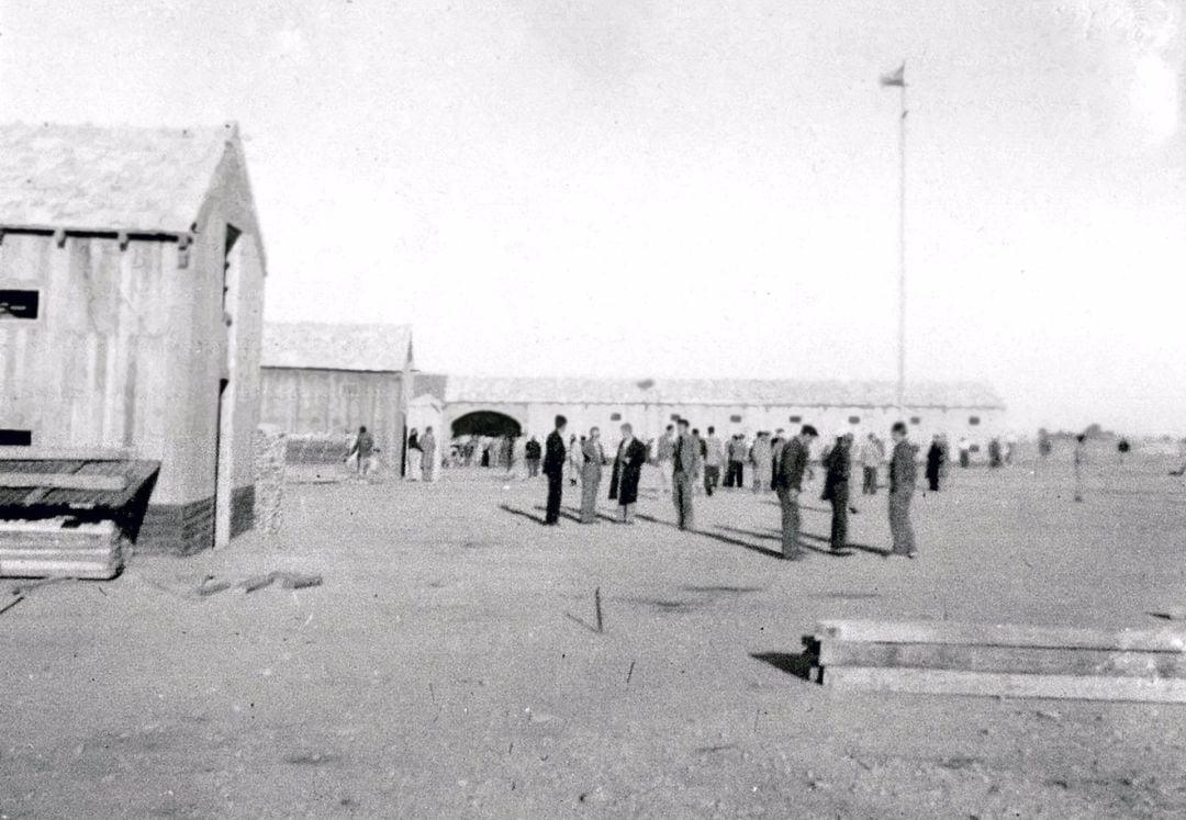 Imagen de los barracones de la colonia penitenciaria de La Savina, en Formentera (Islas Baleares) 