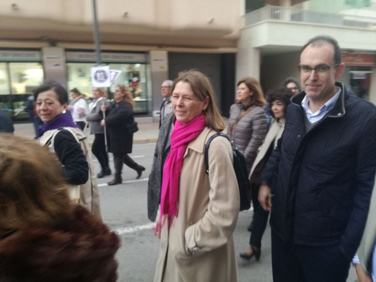 Miembros del PP en la manifestación del 8 de Marzo