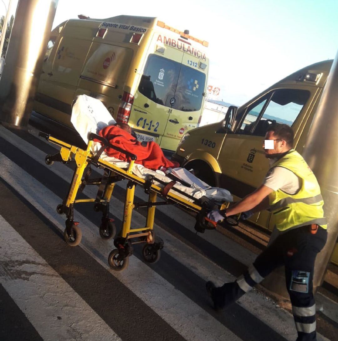 Uno de los niños atendidos en el Hospital Doctor José Molina Orosa