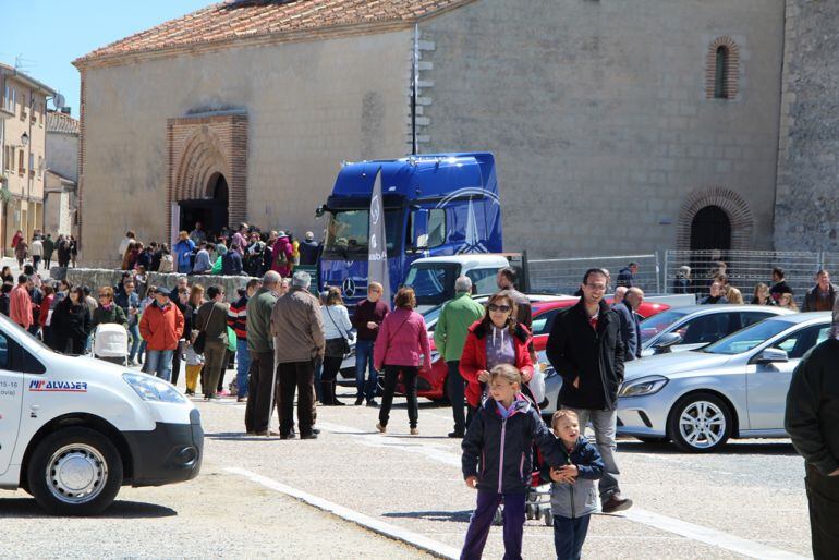 Visitantes de la Feria Comarcal de Cuéllar el pasado año