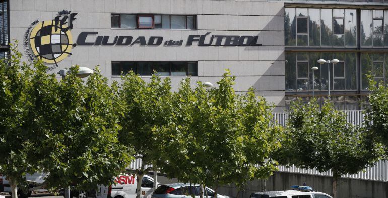 Imagen de la sede de la Real Federación Española de Fútbol en Las Rozas