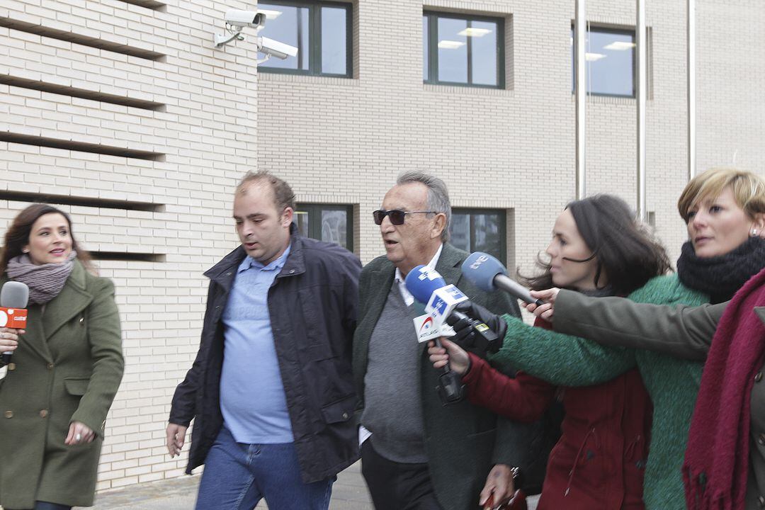 Imagen de Carlos Fabra en los juzgados.