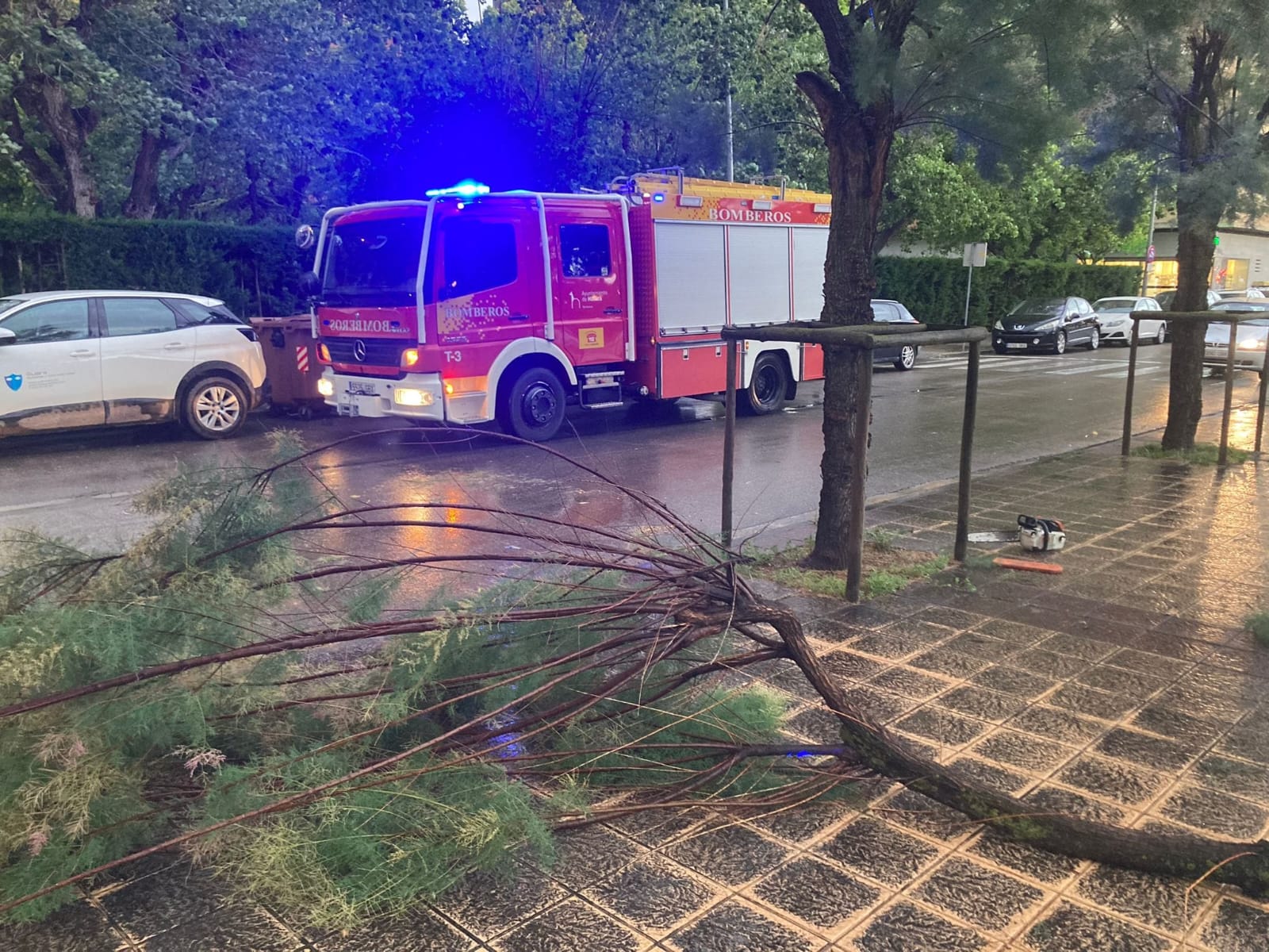 Aumentan las actuaciones de los bomberos del Ayuntamiento de Huesca