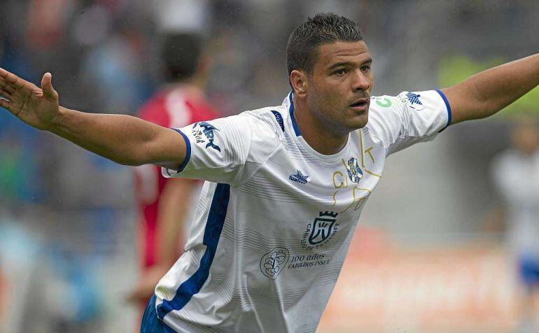 El delantero grancanario, Aridane Santana