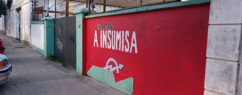 A Insumisa, en la Comandancia de Obras