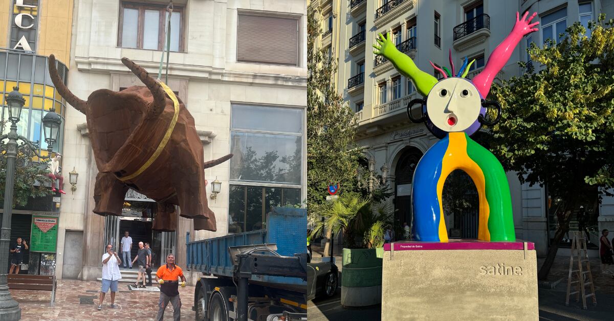 &#039;Ripollés al desnudo&#039;: su exposición más personal en el Ateneo Mercantil de València con cuatro esculturas gigantes en la Plaza del Ayuntamiento