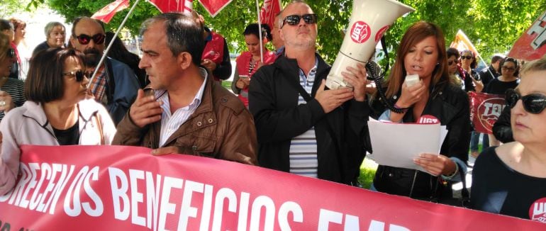 Movilización de UGT y CCOO en A Coruña