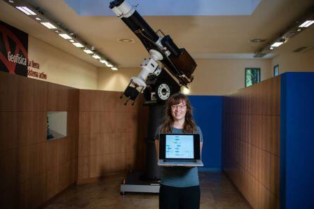 Gema Parreño durante su etapa en la NASA y Google