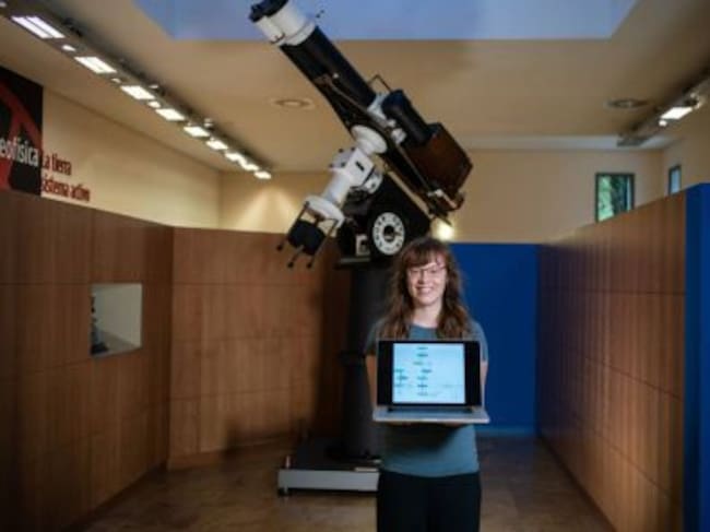 Gema Parreño durante su etapa en la NASA y Google