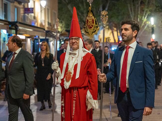 Procesión del Santísimo Cristo de la Caridad en Murcia el pasado año 2024
